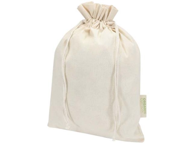 Odisha 140 g/m² OCS biologisch katoenen geschenktas – 42 x 30 cm