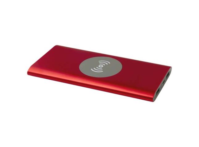 Juice type-C draadloze powerbank van 8000 mAh van gerecycled aluminium