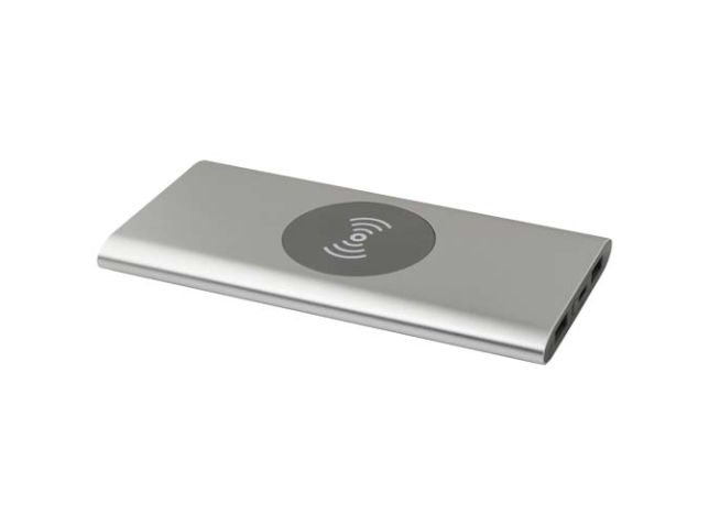 Juice type-C draadloze powerbank van 8000 mAh van gerecycled aluminium