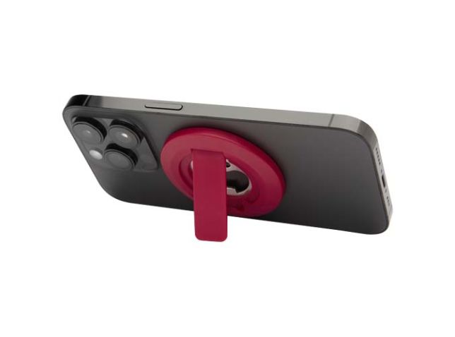 Ain magnetische telefoonstandaard van gerecycled plastic met flesopener 