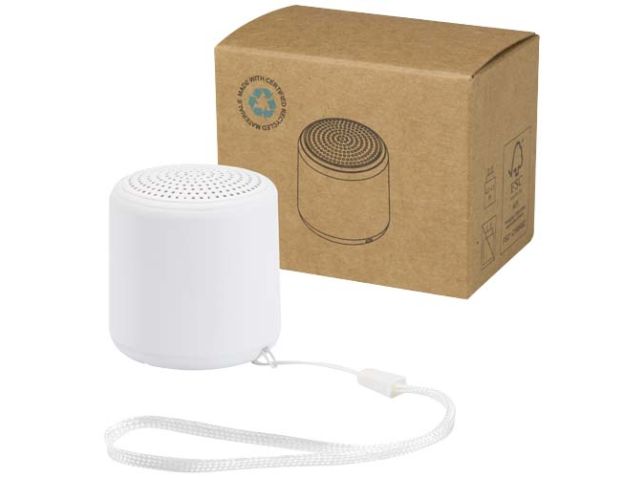 Velkis 3W gerecycleerde plastic draadloze Bluetooth®-speaker