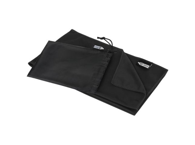 Raquel gerecyclede PET sport koelhanddoek in een pouch 80 x 30 cm