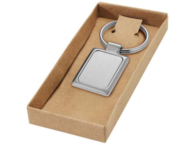 Sergio rechthoekige sleutelhanger