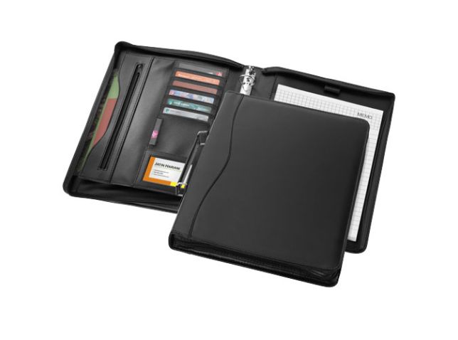 Ebony A4 portfolio met aktentas