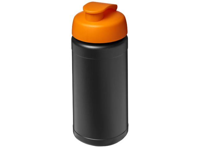 Baseline 500 ml gerecyclede drinkfles met klapdeksel