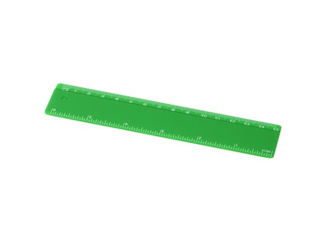 Refari liniaal van 15 cm van gerecycled plastic