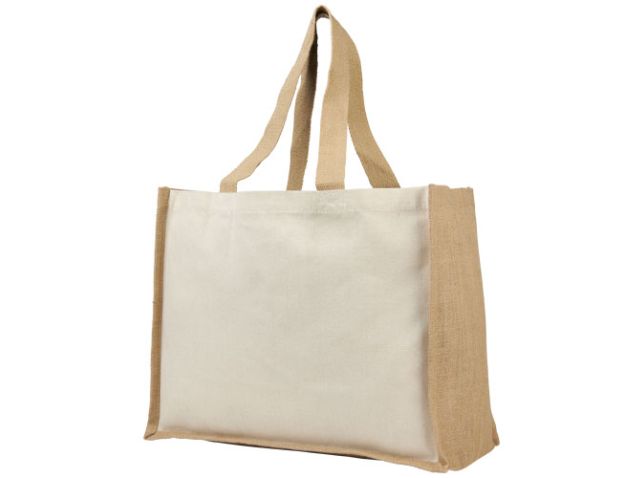 Varai 320 g/m² canvas en jute boodschappentas 23L