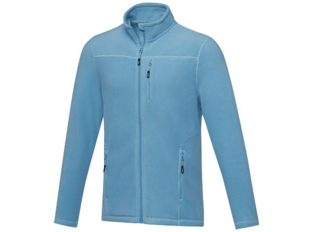 Amber GRS gerecycled heren fleece jas met volledige rits