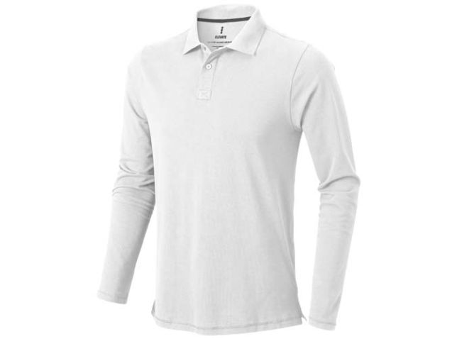 Calgary 180 g/m² herenpolo met lange mouwen