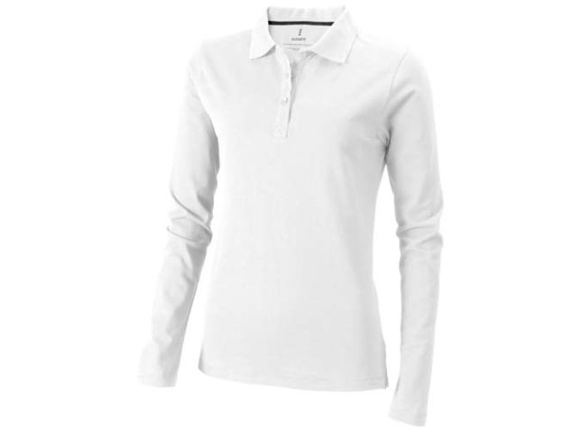 Calgary 180 g/m² damespolo met lange mouwen
