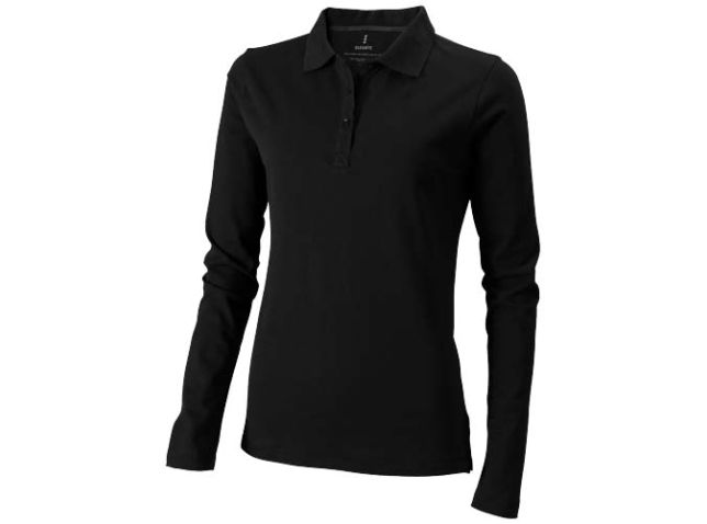 Calgary 180 g/m² damespolo met lange mouwen