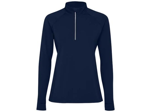 Estambul 200 g/m² damessweater met lange mouwen en halve rits