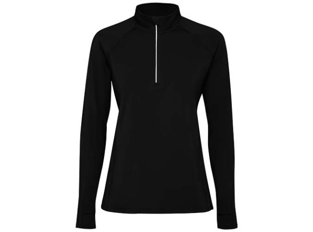 Estambul 200 g/m² damessweater met lange mouwen en halve rits