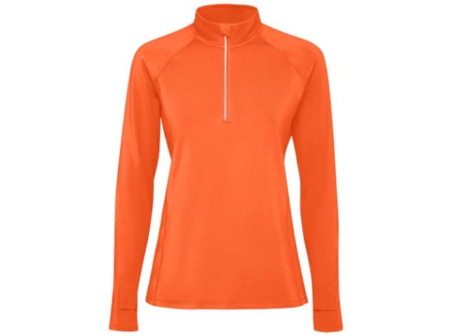 Estambul 200 g/m² damessweater met lange mouwen en halve rits