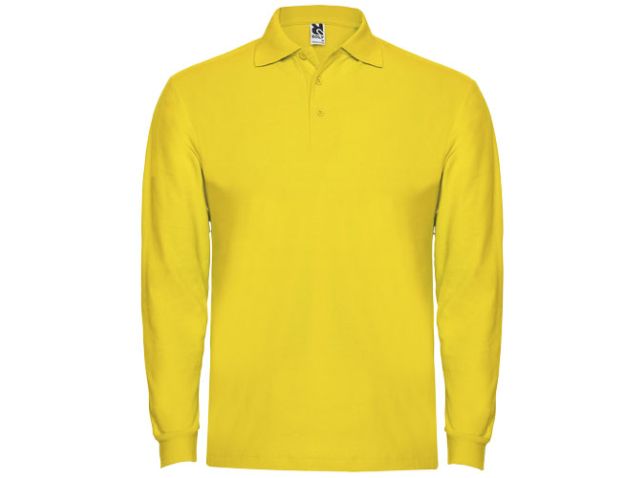 Estrella 220 g/m² herenpolo met lange mouwen