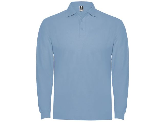 Estrella 220 g/m² herenpolo met lange mouwen