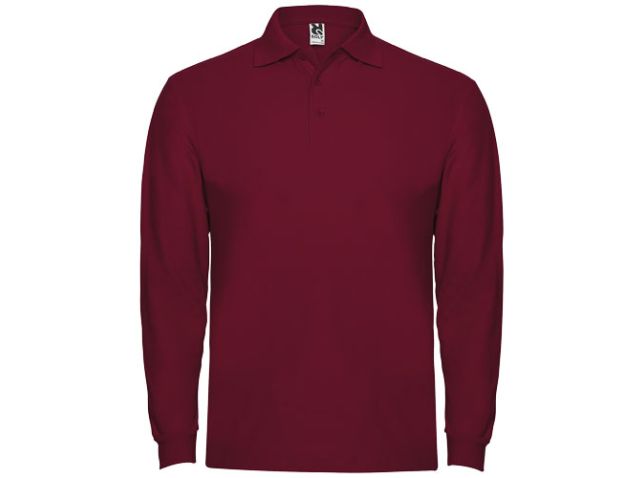 Estrella 220 g/m² herenpolo met lange mouwen