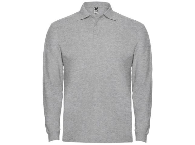 Estrella 220 g/m² herenpolo met lange mouwen