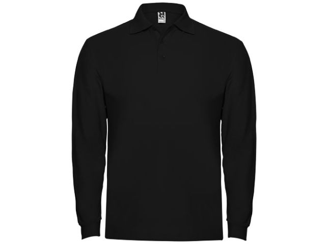 Estrella 220 g/m² herenpolo met lange mouwen