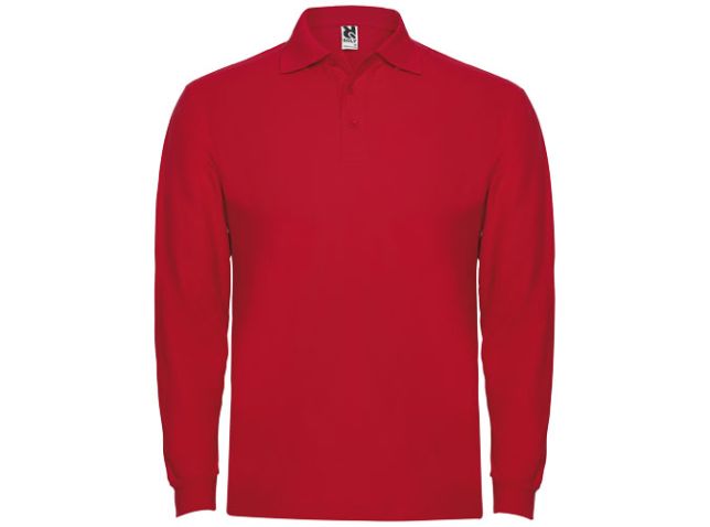 Estrella 220 g/m² herenpolo met lange mouwen