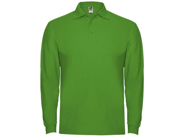 Estrella 220 g/m² herenpolo met lange mouwen