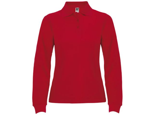 Estrella 220 g/m² damespolo met lange mouwen