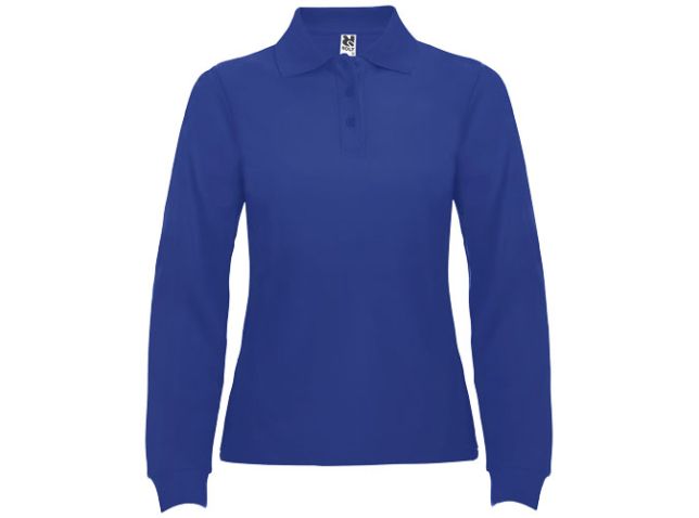 Estrella 220 g/m² damespolo met lange mouwen