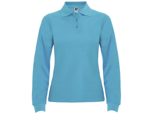 Estrella 220 g/m² damespolo met lange mouwen