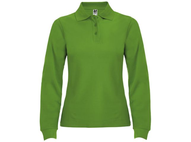Estrella 220 g/m² damespolo met lange mouwen